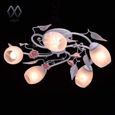 Люстра потолочная MW-Light 422010405 Роса 5x60W E27